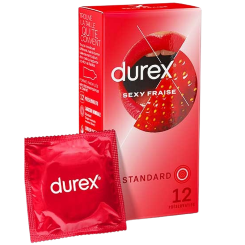 DUREX Sexy Fraise boîte de 10